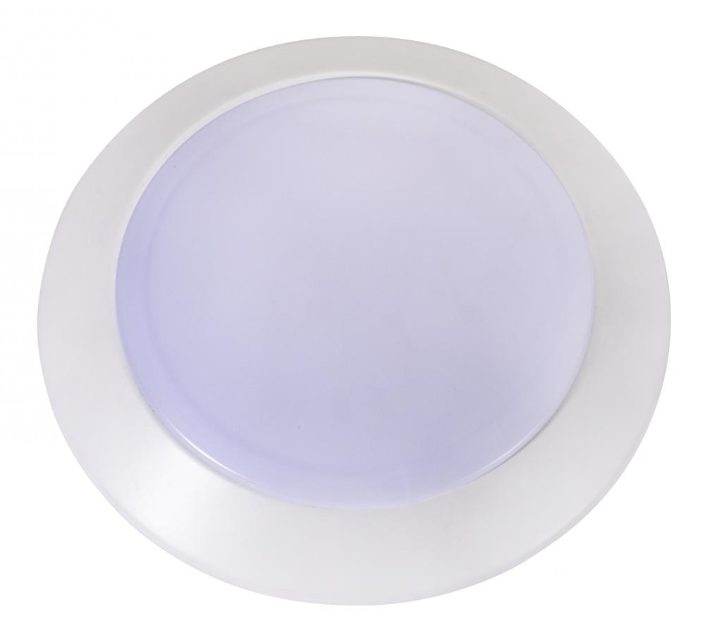 24PK 6&#34; 15W DISK LIGHT 4000K WHITE