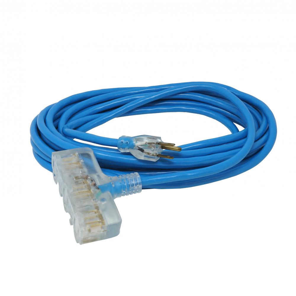 CORD, HV/LT 14/3 50&#39; SJTW T-S BLUE