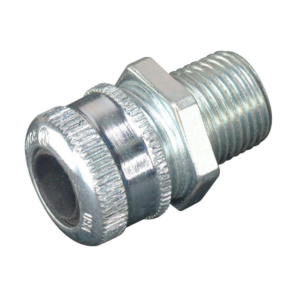 1/2 NPT MALE AL CORD/CAB FTG NEO BUSH