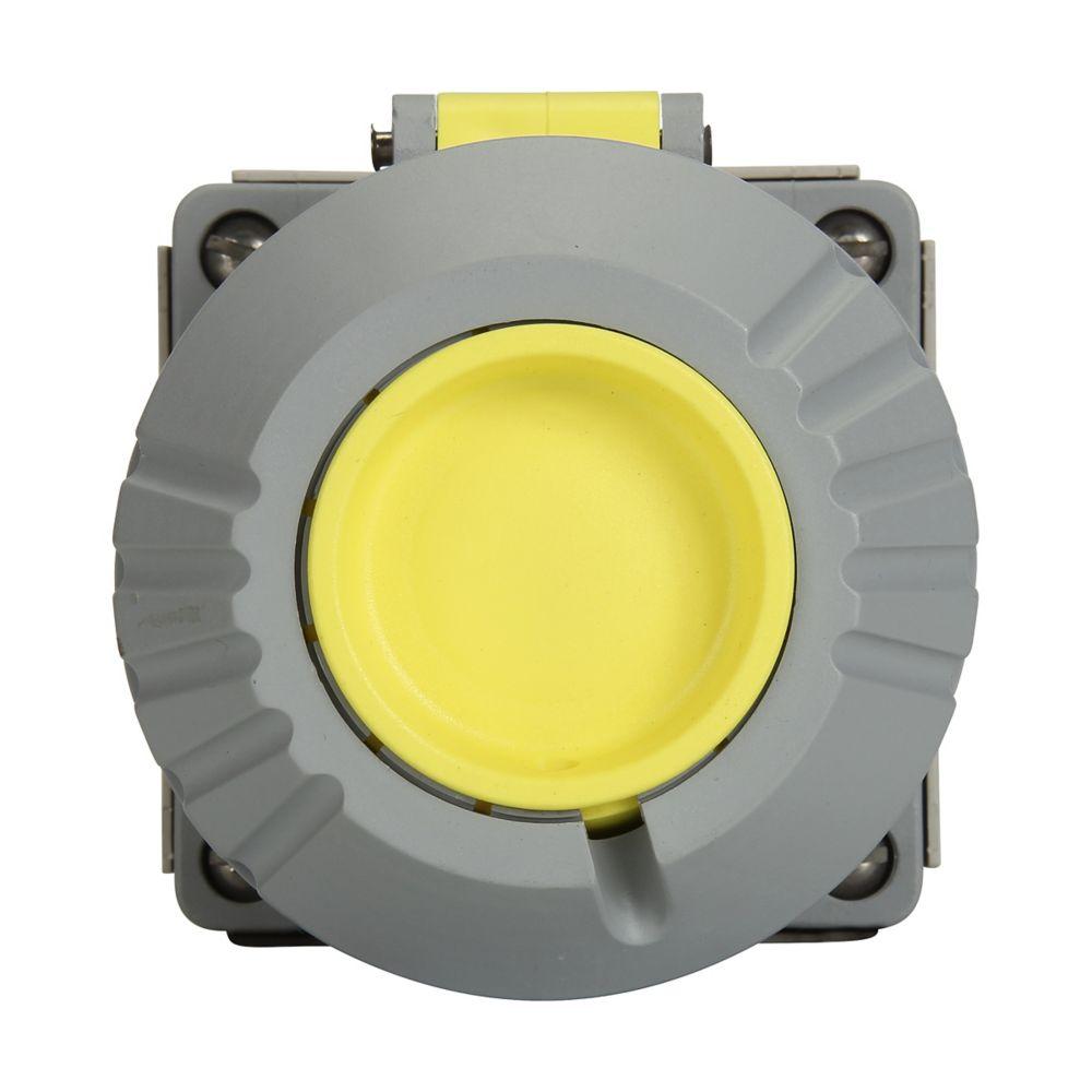 FLANGE SOCKET 30A-3POL-4H