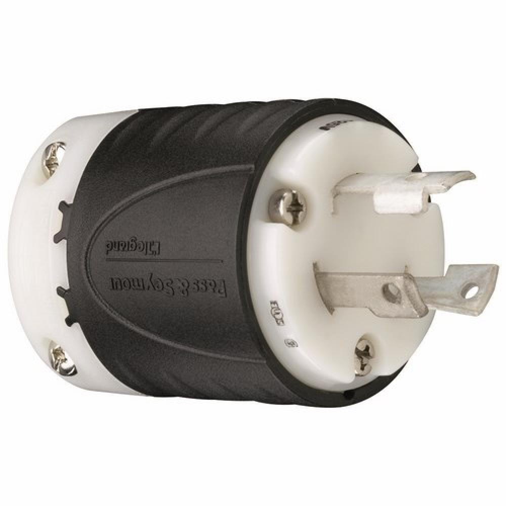 TURNLOK PLUG 3W 30A 125V B&W