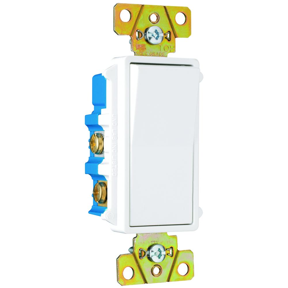 RADIANT SWITCH 4W 15A 120/277V WH