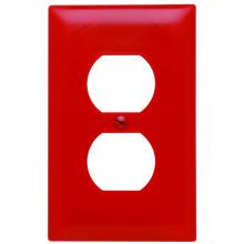 Legrand-Pass & Seymour TP8RED - TRADEMASTER WALL PLATE 1G DUPLEX RED