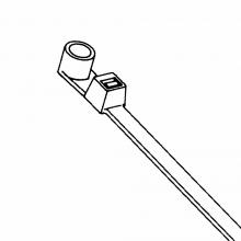 Burndy-US, a Hubbell affiliate CT120400MH14L - SCREW MNT CBL TIE, 100 Per pack