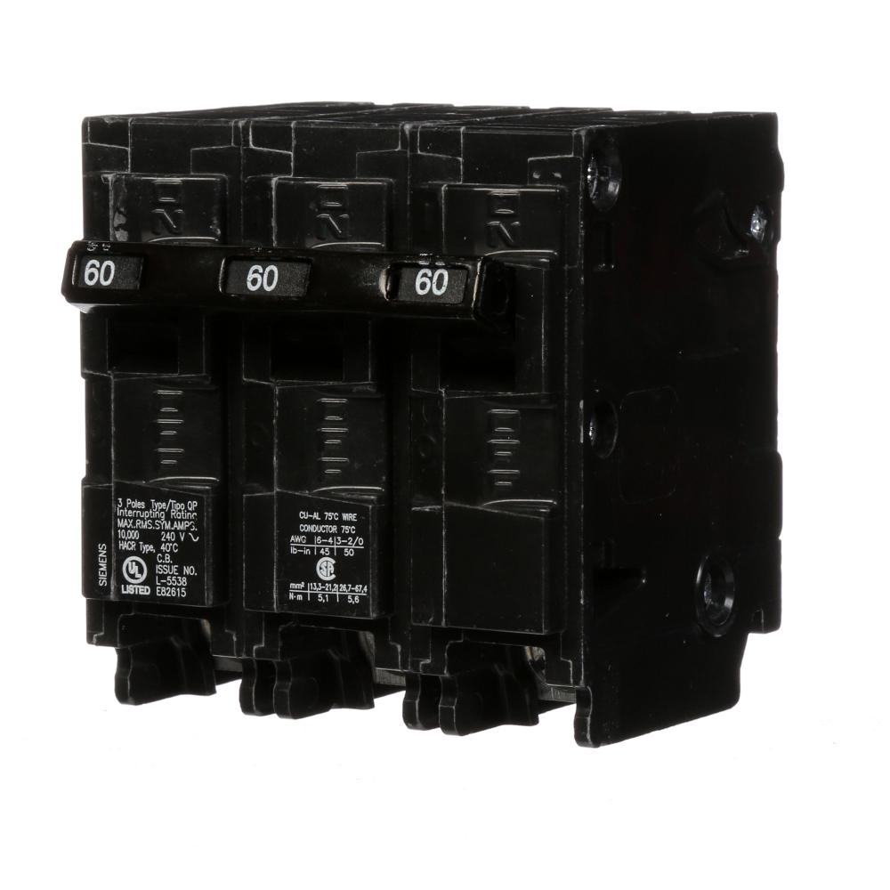 BREAKER 60A 3P 240V 10KA QP