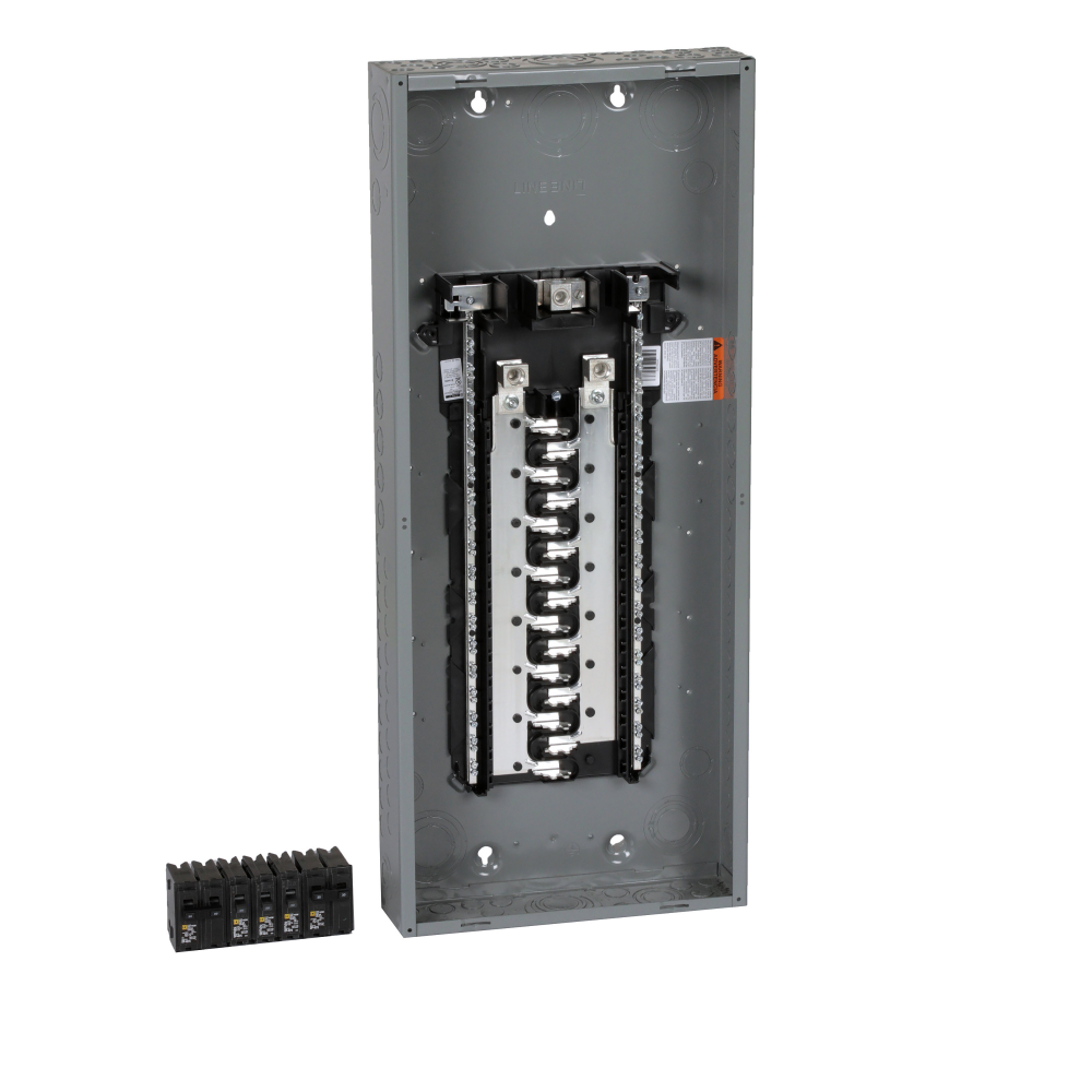Load center, Homeline, 1 phase, 30 spaces, 60 ci