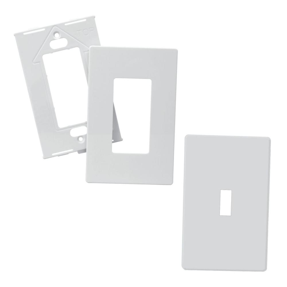 WALLPLATE 5G DECO SCREWLESS POLY MID BK