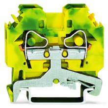 WAGO 282-107 - 2C TB6mm 35x15-35x7.5 600mm GRN-YLW