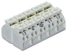 WAGO 862-2625 - 4Cchassis-mnt term strip 5Pl L3-N-PE-L1-L2 WO 4m