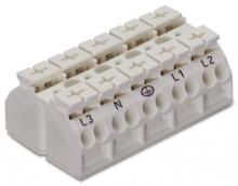 WAGO 862-8625 - 4Cchassis-mnt term strip 5Pl L3-N-PE-L1-L2 w 4mm