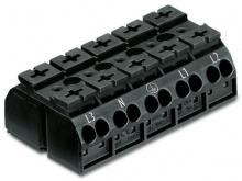 WAGO 862-8525 - 4Cchassis-mnt term strip 5Pl L3-N-PE-L1-L2 w 4mm