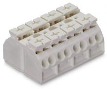 WAGO 862-694 - 4Cchassis-mnt term strip 4Pl WO tact 4mm 400mm W