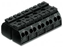 WAGO 862-1525/999-950 - 4Cchassis-mnt term strip 5Pl PE-N-L1-L2-L3 WO 4m