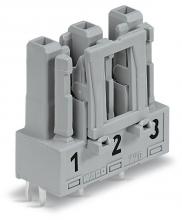 WAGO 770-843/062-000 - Socket forpcBs straight 3Pl GRA