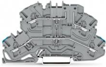 WAGO 2002-2662 - DblTBN/L upr- base 35x15-35x7.5 2.5mm 250mm GRA