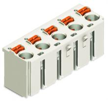 WAGO 2092-3125 - 1ctr FEplg 2.5mm 7.5mm 5Pl 250mm LtGRA